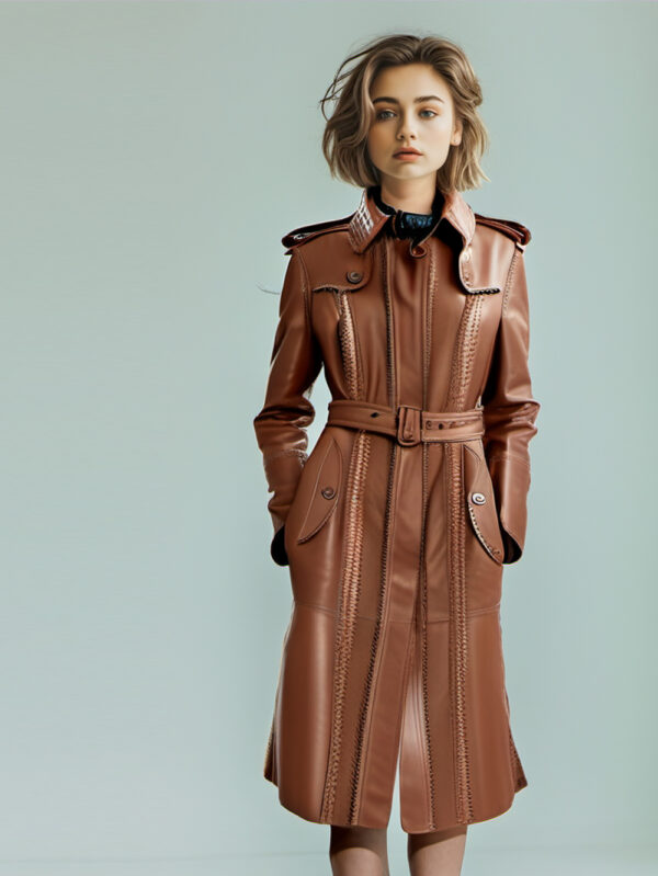 Double-Faced Peppy Trench Coat