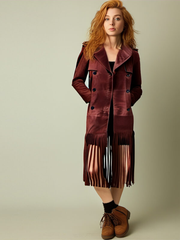 Fringe Luxe Suede Coat