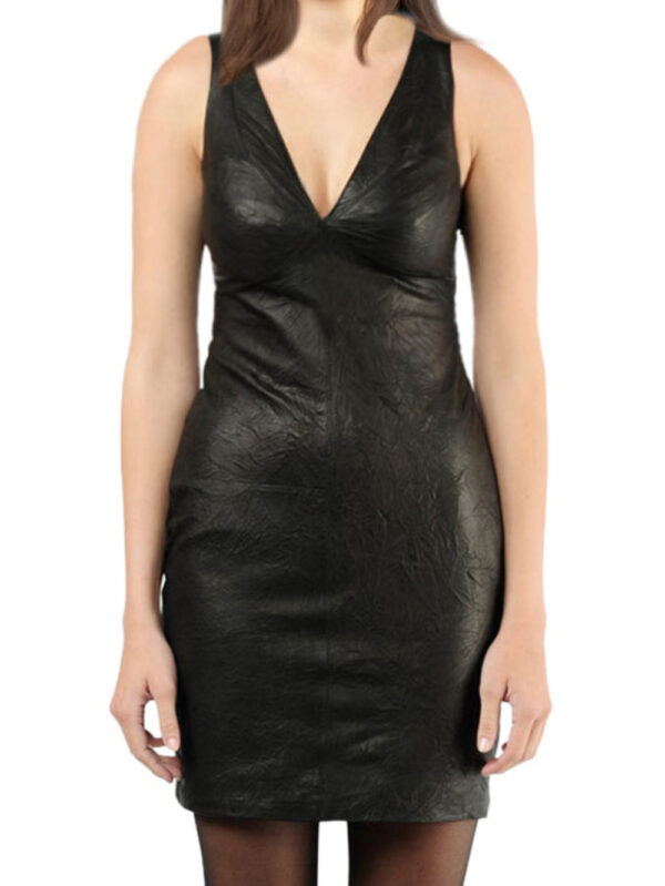 Starlet Women’s Leather Dress Front