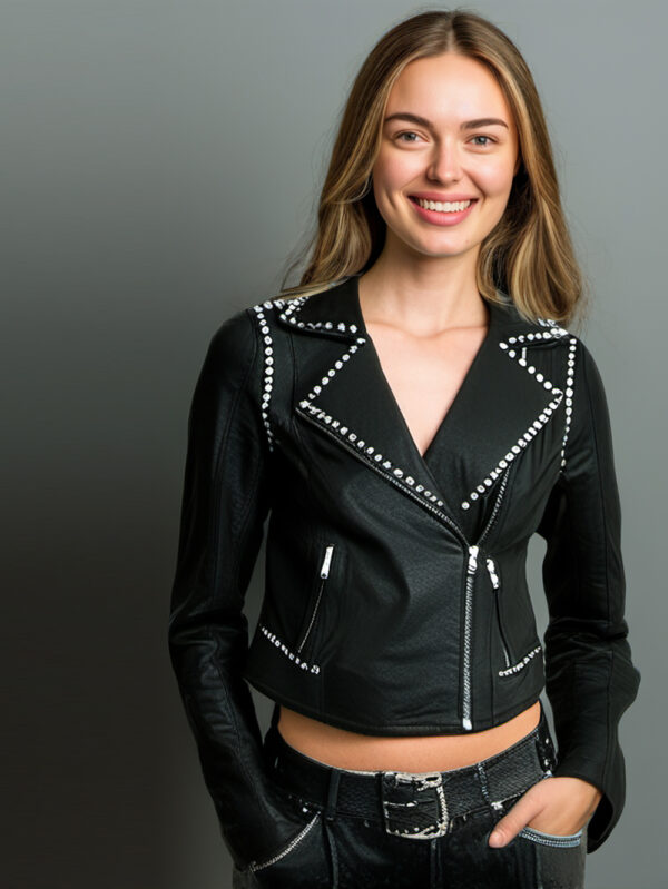 Studded Classic Moto Jacket