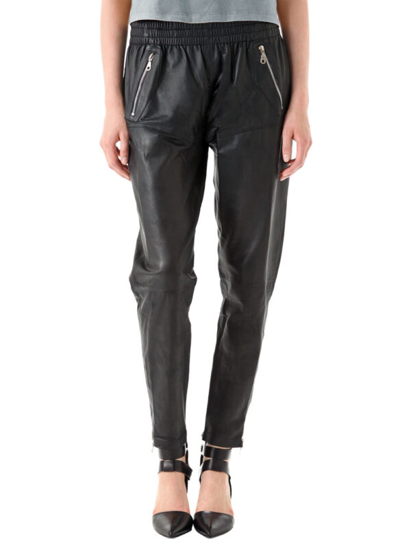 Sumptuous Frowzy Leather Pants Front