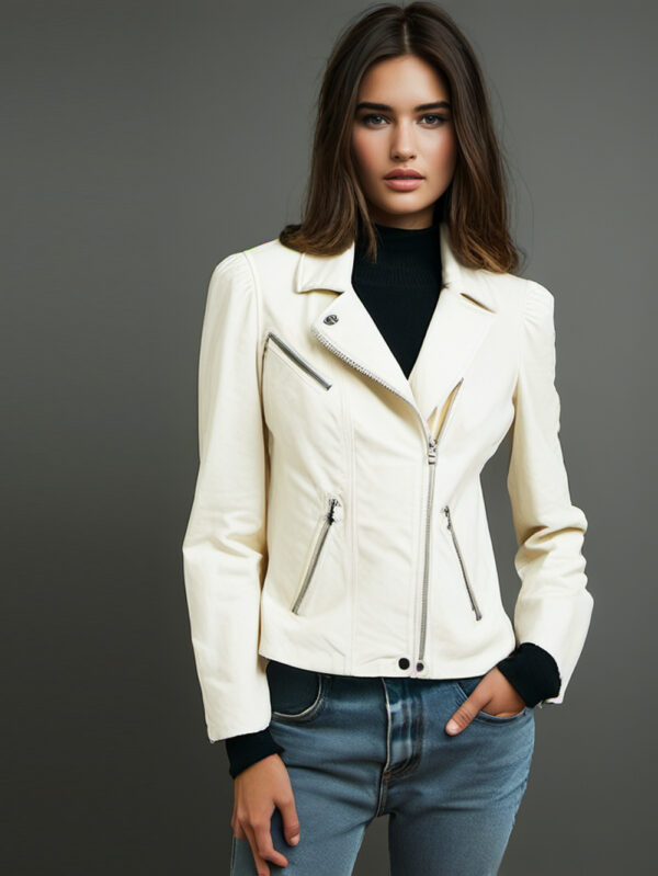 White Lapel Luxe Jacket