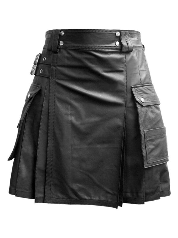 Double Box-Pleated Kilt Front