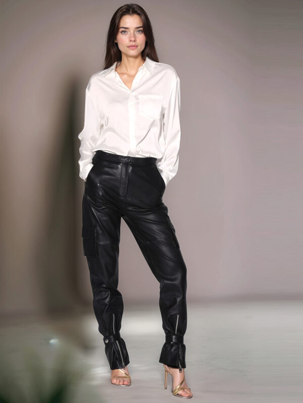 Essential Tailored Leather Pant