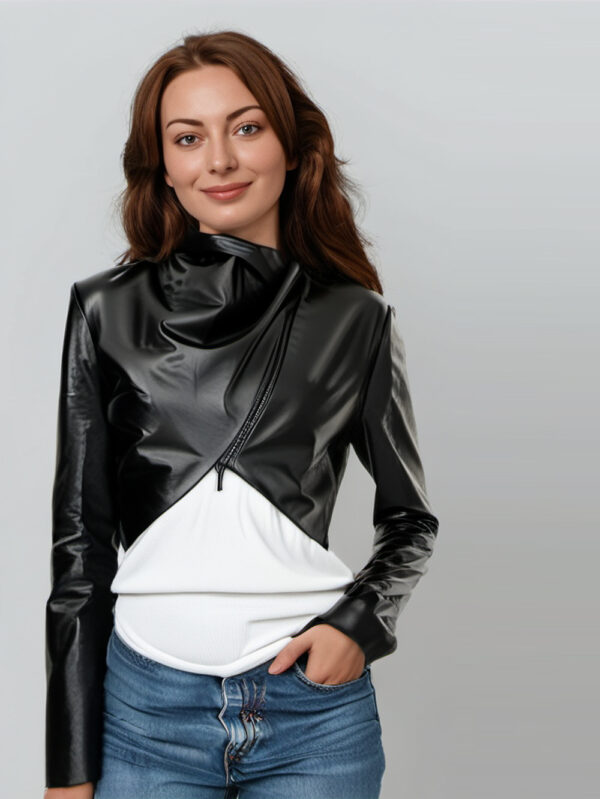 Hippy Short Leather Jacket