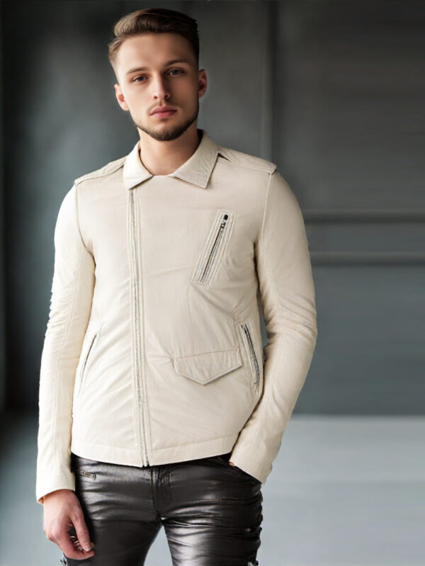 Ivory Edge Asymmetrical Jacket