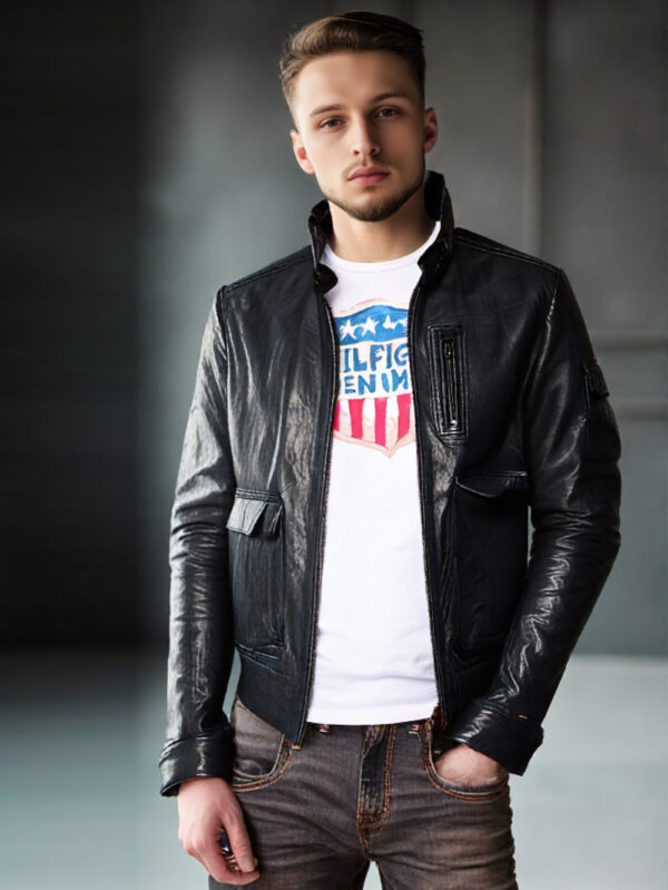 Modern Touch Leather Jacket