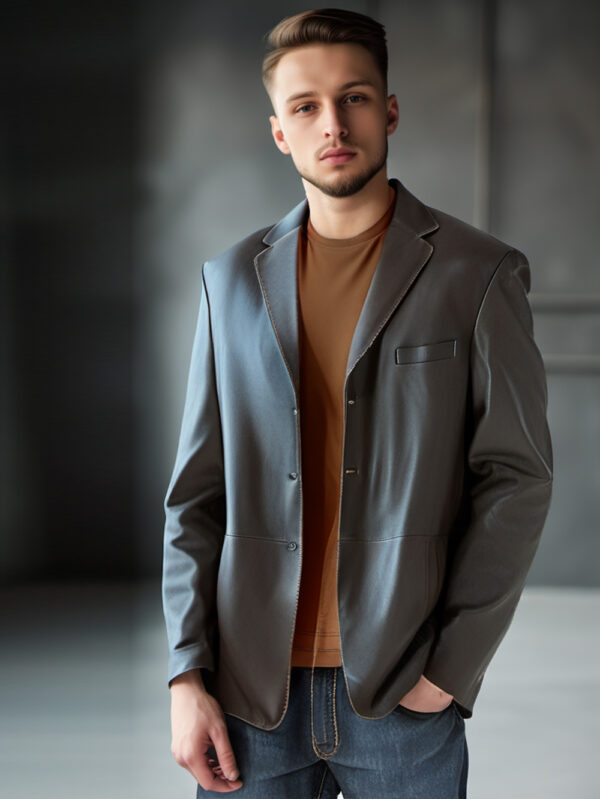 Notch Lapel Collar Blazer