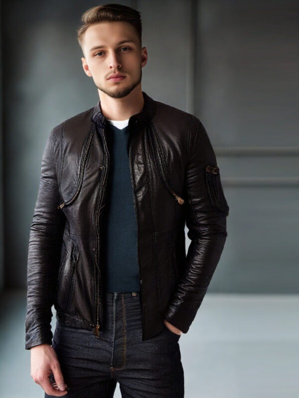 Rebel Edge Leather Jacket