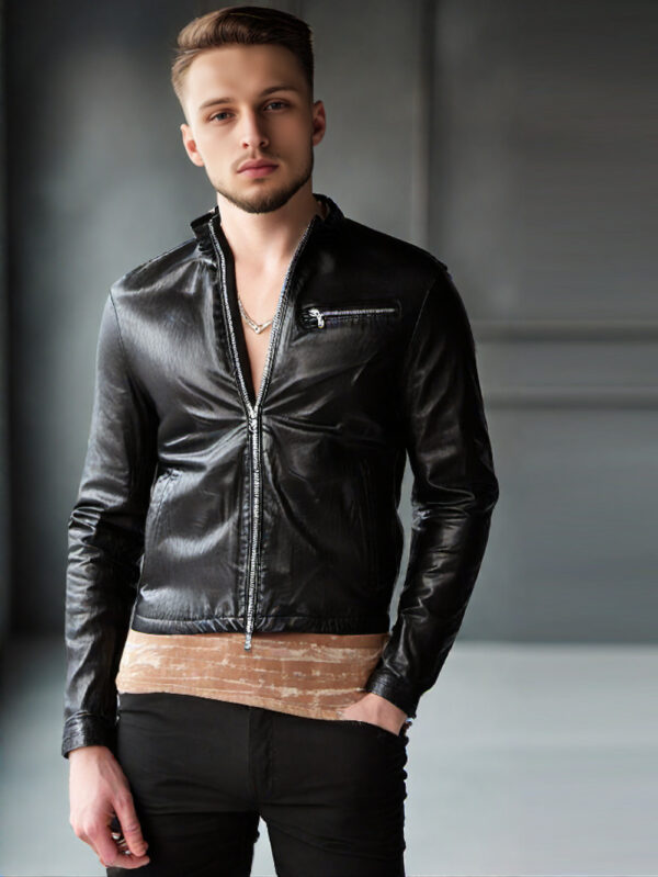 Revved-Up Moto Leather Jacket