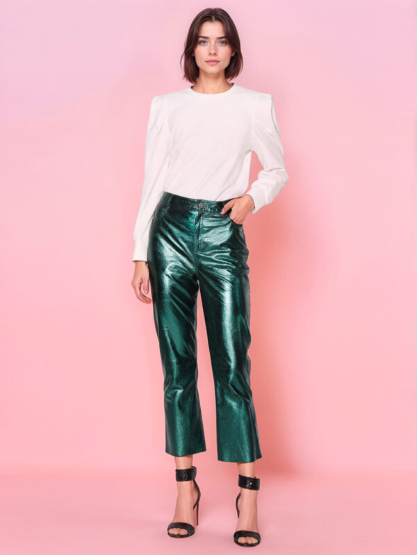 Satin Classic Leather Pant