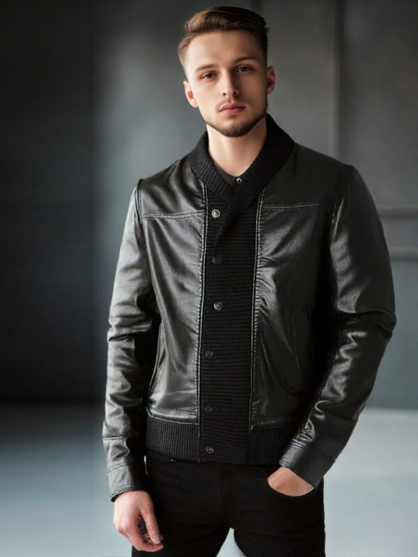 Sleek Appeal Leather Jacket