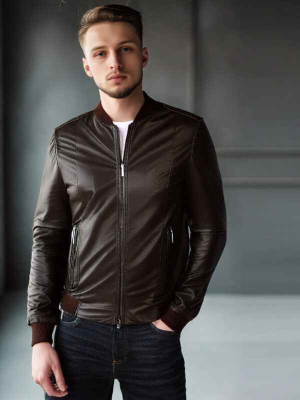 Stand Collar Edge Jacket