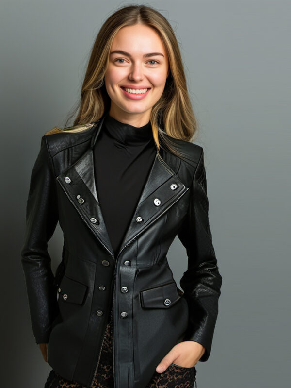 Studded Cowhide Moto Jacket