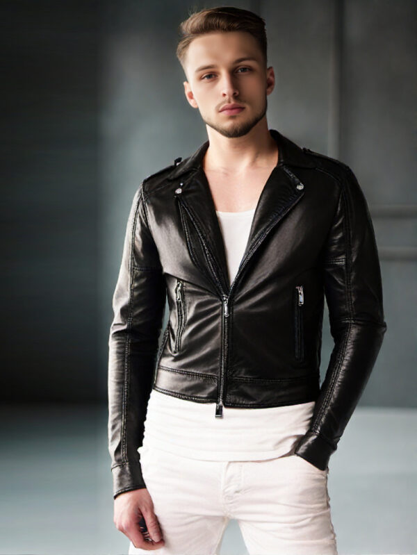 Versatile Edge Leather Jacket