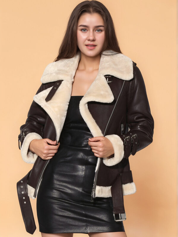 Satin Modern Leather Jacket