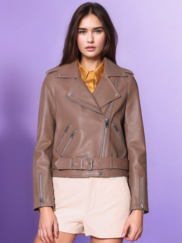 Timeless Glow Leather Jacket